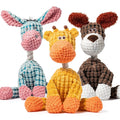 Squeak Squad plush toy set: donkey, giraffe and dog
