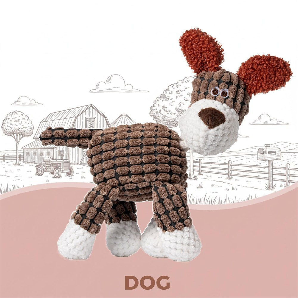 Squeak Squad dog plush toy