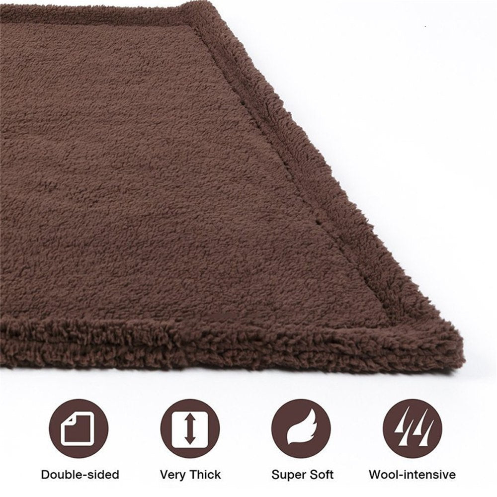 Sherpa throw features: double-sided, very thick, super soft